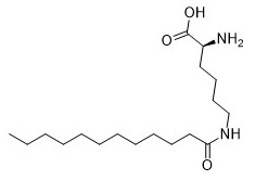 Añadidos cosméticos N6- (1-Oxododecyl) - análisis blanco el 95% del polvo del Cas 52315-75-0 de la L-lisina
