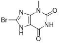 Intermedios 8-Bromo-3-methyl-3,7-dihydropurine-2,6-dione CAS No de los APIs. 93703-24-3 polvo grisáceo el 99%