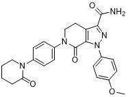 Apixaban CAS ningunos 503612-47-3 polvo cristalino blanco C25H25N5O4 pureza 99% APIs intermedios