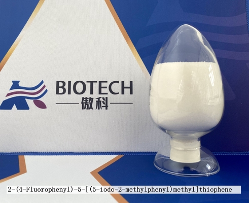 2 (4-Fluorophenyl) - [(5-Iodo-2-Methylphenyl) polvo cristalino de CAS 898566-17-1 del tiofeno 5 de Metilo]