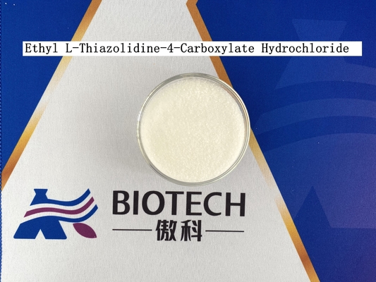 Pureza blanca el 98% de los cristales del polvo de CAS 86028-91-3 de etilo del clorhidrato de L-Thiazolidine-4-Carboxylate
