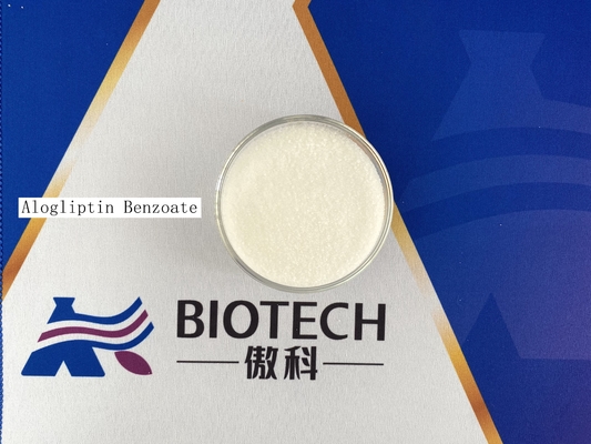 Benzoato de alogliptina N.º CAS 850649-62-6 Pureza 99 % C25H27N5O4 Polvo cristalino blanco o casi blanco