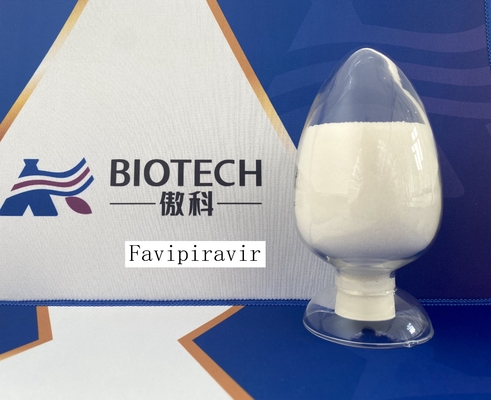 Pureza el 99% de Favipiravir CAS 259793-96-9 amarillo claro a blanco como el polvo cristalino C5H4FN3O2