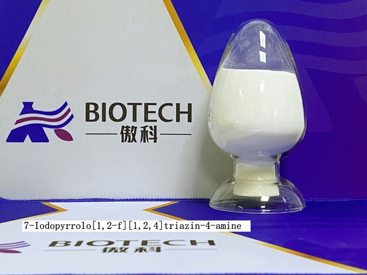 7-Iodopyrrolo [1,2-f] [1,2,4] triazin-4-amine CAS No 1770840-43-1 para la pureza amarilla el 95% del polvo de Remdesivir