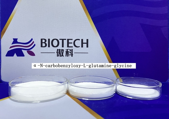α N Carbobenzyloxy L polvo blanco de la glicocola Z Glu Gly OH CAS 6610-42-0 de la glutamina 	Polipéptidos de cadena cortos
