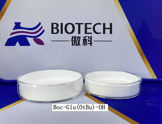 Pureza blanca el 99% del polvo C14H25NO6 de Boc Glu OtBu OH CAS No 13726-84-6