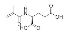Cromatografía de quelatos metálicos Ácido metacriloil-L-glutámico CAS 34373-07-4 Pureza 95%