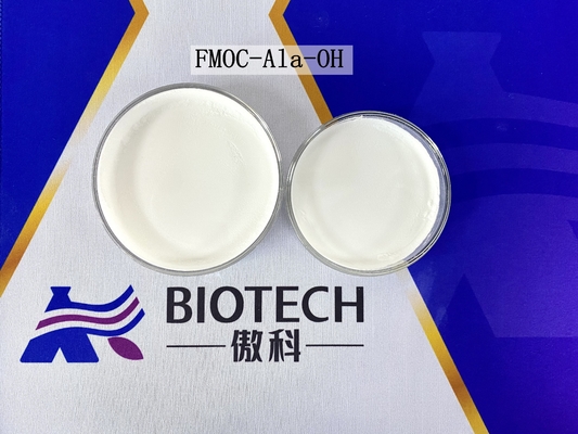 Derivados de aminoácidos FMOC-Ala-OH CAS. 35661-39-3 Polvo blanco Pureza 98% C18H17NO4