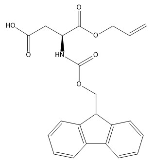 Pureza 98% Derivados de aminoácidos Nº CAS 144120-53-6 Fmoc-Asp-OAll C22H21NO6 Polvo blanco