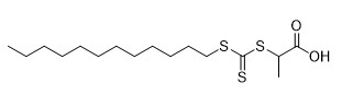 Reactivo 2 (Dodecylthiocarbonothioylthio) Propanoic CAS No ácido de la BALSA. 558484-21-2 C16H30O2S3 el 97%