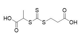 reactivo ácido tio CAS de la BALSA de 3 ((((1-Carboxyethyl) tio) Carbonothioyl)) Propanoic 870451-09-5 C7H10O4S3