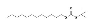 Reactivo Dodecyl Tert-butílico CAS de la BALSA de Carbonotrithioate 1186022-26-3 C17H34S3 el 95%