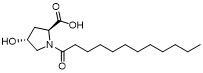 Lauroil-4-hidroxi-prolina, número CAS 135777-18-3