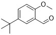 5-Tert-butil-2-OMebenzaldehído CAS no 85943-26-6 Polvo amarillo o sustancia aceitosa 98% para los intermediarios de Maropitan