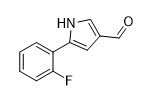 5 (2-Fluorophenyl) - amarillo de 1H-Pyrrole-3-Carboxaldehyde CAS 881674-56-2 Brown al polvo apagado blanco