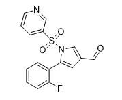 5 (2-Fluorophenyl) - 1 (3-Pyridinylsulfonyl) - polvo amarillo de 1H-Pyrrole-3-Carboxaldeh CAS 81677-11-8