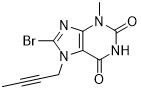 8-Bromo-7- (But-2-Ynyl) - 3-Methyl-1H-Purine-2,6 (3H, 7H) - Dione CAS No. 666816-98-4 blanco al polvo apagado blanco