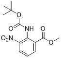 Metilo 2 ((Tert-Butoxycarbonylamino) - polvo cristalino amarillo claro de 3-Nitrobenzoate CAS 57113-90-3