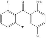 (2-Amino-5-Chlorophenyl) (2,6-Difluorophenyl) compuesto heterocíclico CAS 28910-83-0 de Methanone