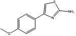 4- ((4-O-metil-fenilo)-1,3-tiazol-2-amina CAS no 2104-04-3 Pureza 98% Polvo amarillo