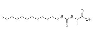 Cromatografía de quelatos metálicos Ácido 2-(dodeciltiocarbonotioiltio)propanoico N.º CAS 558484-21-2 C16H30O2S3 97 %