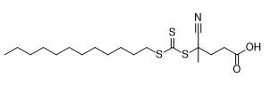Ácido 4-ciano-4-dodecilsulfanilcarbotioilsulfanilpentanoico N.º CAS 870196-80-8 C19H33NO2S3 Sólido blanquecino a amarillo