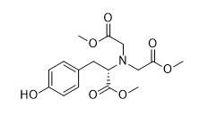 Dimetilo 2,2'-((3-(4-hidroxifenilo)-1-O-metilo-1-oxopropano-2-Yl) azanediilo) ((S) - diacetato C16H21NO7