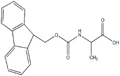 Derivados de aminoácidos FMOC-Ala-OH CAS. 35661-39-3 Polvo blanco Pureza 98% C18H17NO4