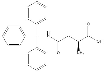 Derivados de aminoácidos H-Asn (Trt) -OH CAS.132388-58-0 Pureza 98% Polvo blanco C19H18N2O5