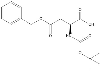 Boc-Asp (OBzl) -OH Derivados de aminoácidos CAS 7536-58-5 Pureza 98% C16H21NO6 Polvo