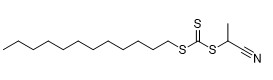 Pureza el 95% el reactivo C16H29NS3 de la BALSA 1 carbonotrithioate dodecyl CAS No del cyanoethyl. 1186022-27-4