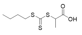 Reactivo 2 ((carbonothioyl (de Butylthio))) CAS No ácido propanoic tio de la BALSA. 480436-46-2 polvo amarillo C8H14O2S3