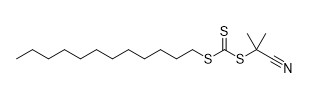 Propano CAS No el reactivo 2-Cyano-2- de la BALSA [sulfanyl (del dodecylsulfanylthiocarbonyl)]. 870196-83-1 sólido amarillo C17H31NS3