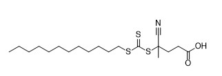 4-Cyano-4-dodecylsulfanylcarbothioylsulfanylpentanoic CAS No ácido. 870196-80-8 C19H33NO2S3 apagado blanco amarillear el sólido