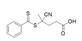 polvo amarillo rojo de la púrpura C13H13NO2S2 de CAS 201611-92-9 del ácido de 4-Cyano-4- (Phenylcarbonothioylthio) Pentanoic