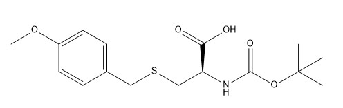 Derivados CAS 18942-46-6 Boc-Cys (PMeOBzl) - polvo blanco del aminoácido del 98% del OH C16H23NO5S