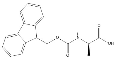 CAS 79990-15-1 derivados Fmoc-d-Ala-OH C18H17NO4 del aminoácido blancos al sólido apagado blanco