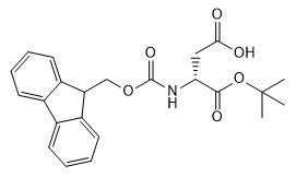 Pureza C23H25NO6 el 98% de los derivados Fmoc-D-ASP-Otbu del aminoácido de CAS No 134098-70-7
