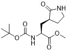 El metilo (S)-2- (boc-amino)-3- (S)-2-oxo-3-pirrolidinyl]propanoato 328086-60-8