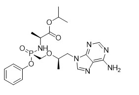 Intermedios Tenofovir Alafenamide CAS No de los APIs 379270-37-8 para el TFA blanco a la pureza grisácea el 99% del polvo