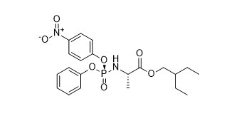 N-[(S) - ((4-Nitrophenoxy) phenoxyphosphinyl]-L-alanina 2-ethylbutyl Ester 1354823-36-1 Amarillo a blanco en polvo 95%