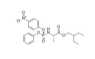 Intermedios N-S-4 Nitrophenoxy Phenoxyphosphinyl L éster 1354823-36-1 de los APIs de Ethylbutyl de la alanina 2