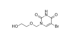 Sustancias químicas de encargo 5 Bromo 1 pirimidina metílica de 2 Hydroxyethoxy 2 4 1H 3H Dione CAS No 78097-11-7 C7H9BrN2O4